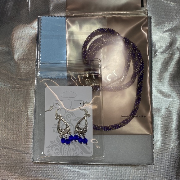 NEW!! OUR FRENCH BLUE NECKLACE, BRACELET, EARRING SET by Jewelry From the Heart - Picture 10 of 10